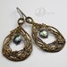 Twigs with flowers - earrings