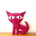 Kitty Colored Corduroy Fucshia