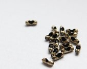 20pcs Oxidized Brass Ball Chain Ending - Ball Chain Clasp - 2mm (I-111)