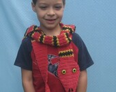 Crochet Snake Scarf, The Coral Snake