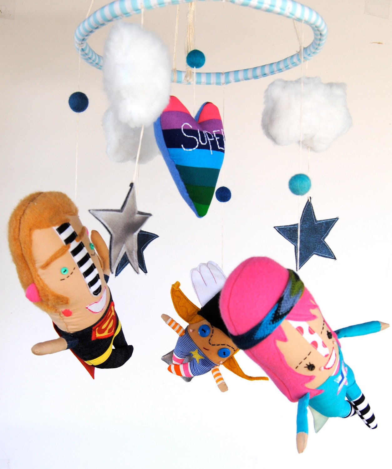 A Personalized Baby Mobile of the Wee One's Family