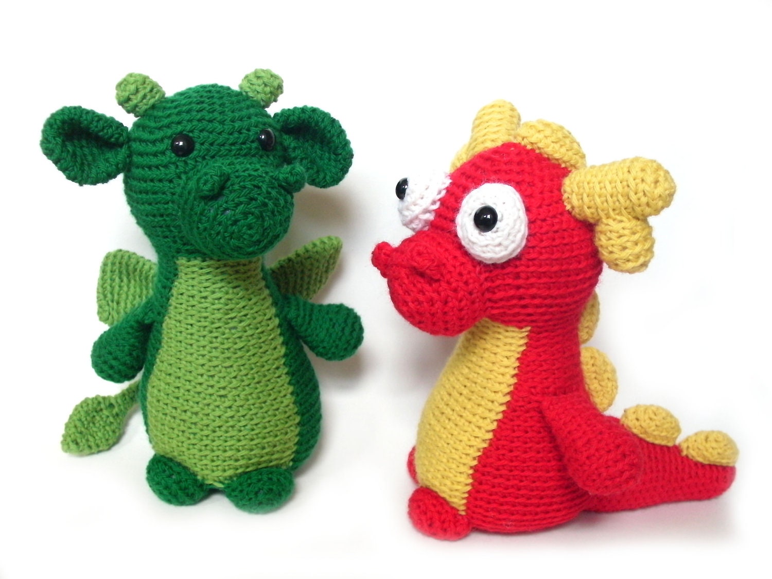 Crochet PATTERN: Dragon -pdf-