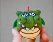 Needle Felted Green Dragon Egg Made to Order