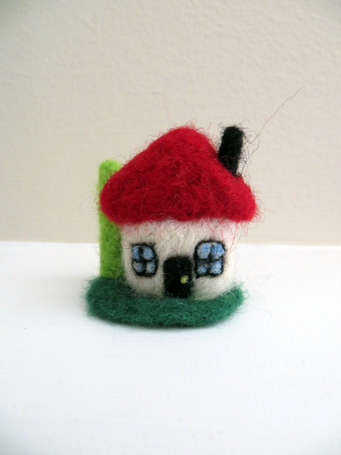 Needle Felted House Ornament - Home Sweet Home - Made to Order