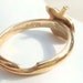 Vintage Avon Gold Apple teacher ring