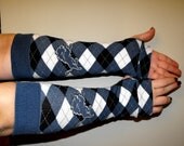 Detroit Lions, Detroit Michigan, Adult arm warmers, fingerless gloves, NFL, pro football, NFC