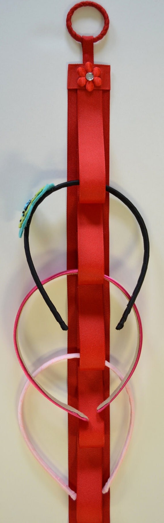 ONE - Handmade Ribbon Headband Holder