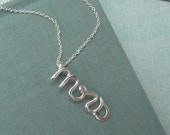 mrs neckalce in sterling silver