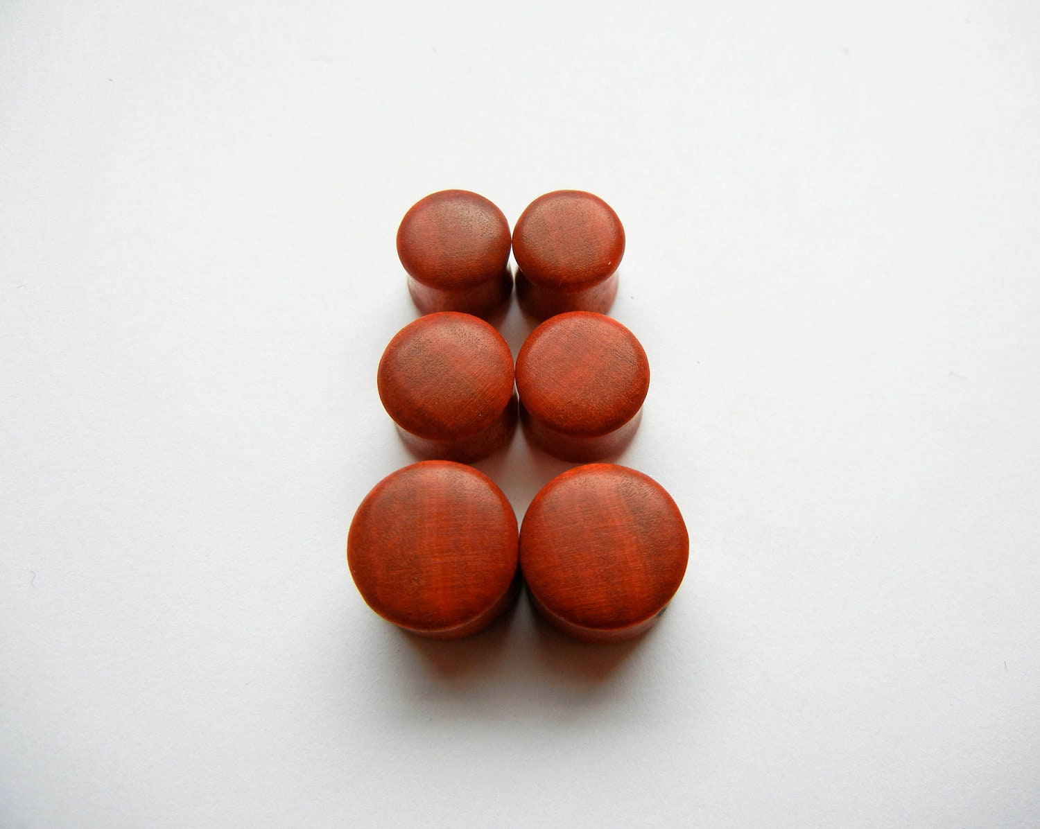 Pink ivory 8, 9, 11 mm solid DF plugs