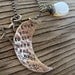 Hand stamped silver pendant- love you to the moon and back- sterling silver rustic pendant with star charm and rainbow moonstone drop