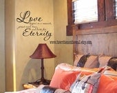 Love Begins in a Moment 12x14 Vinyl Lettering Wall Saying Quote