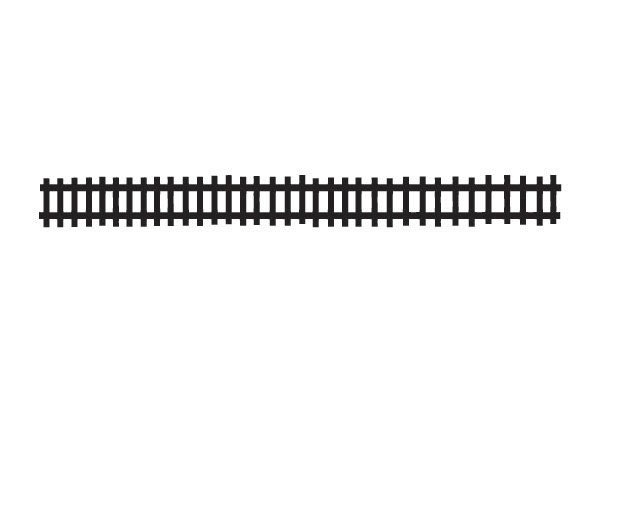 Train Tracks Decal - Set of  Train Tracks - Vinyl Sticker for Boys Room  - Wall Decor