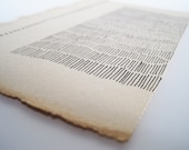 abstract original art on vintage paper. in cream and black. - joyfulstudio