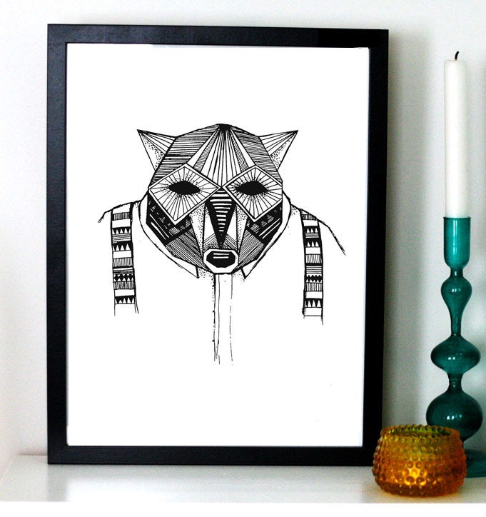Pretty in black,  print A4, 210x297 mm
