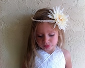 Vintage Flower and Lace Headpiece