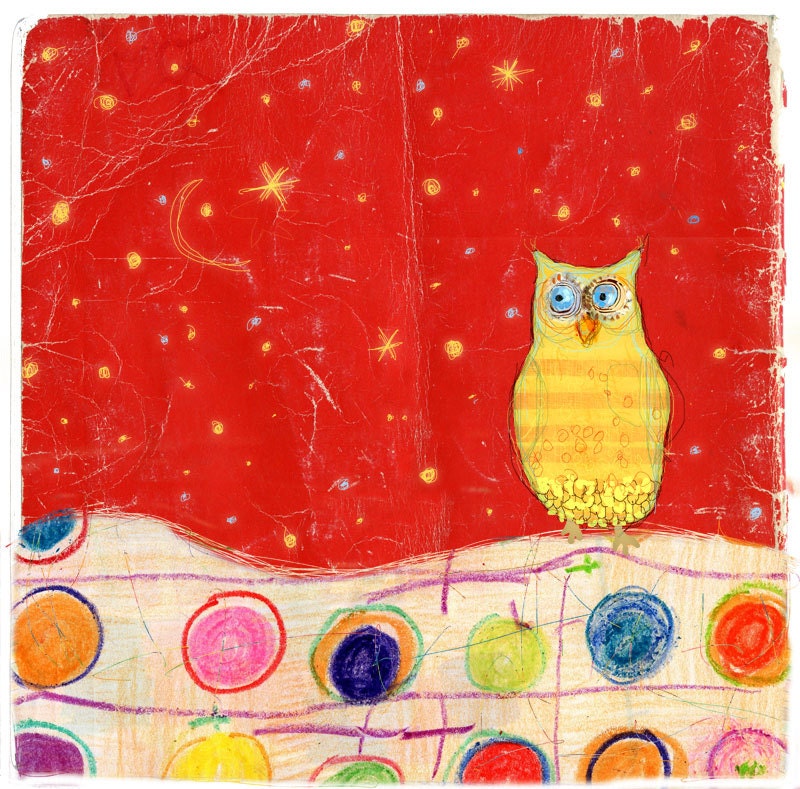 Good Night  - note card