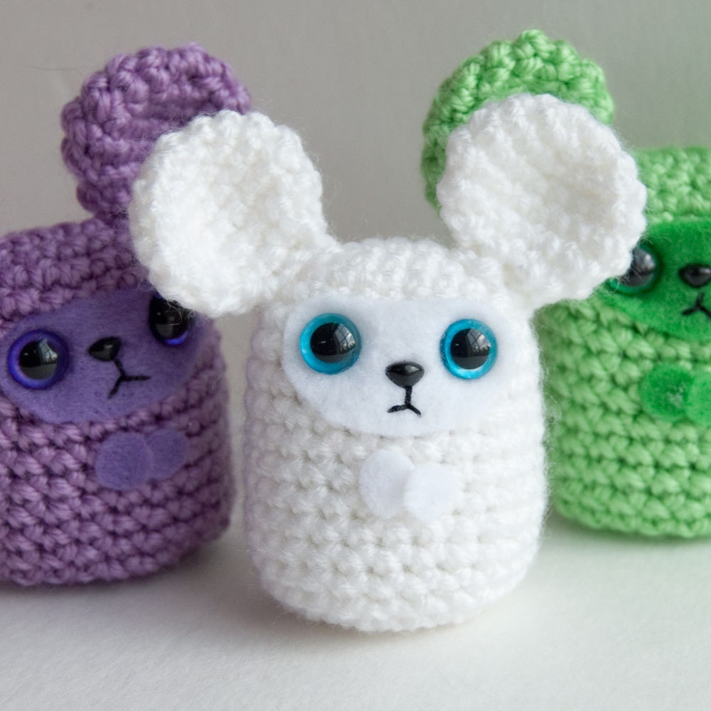 Instant Download Crochet Pattern - Gumdrop Mouse Amigurumi