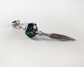 ADD to your DREADS Dreadlock Bead Accessory Extension Accessories Feather Crystal Dread Boho Bohemaian Hippie Silver