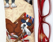 Dogs Lovers Eyeglass Case Cozy