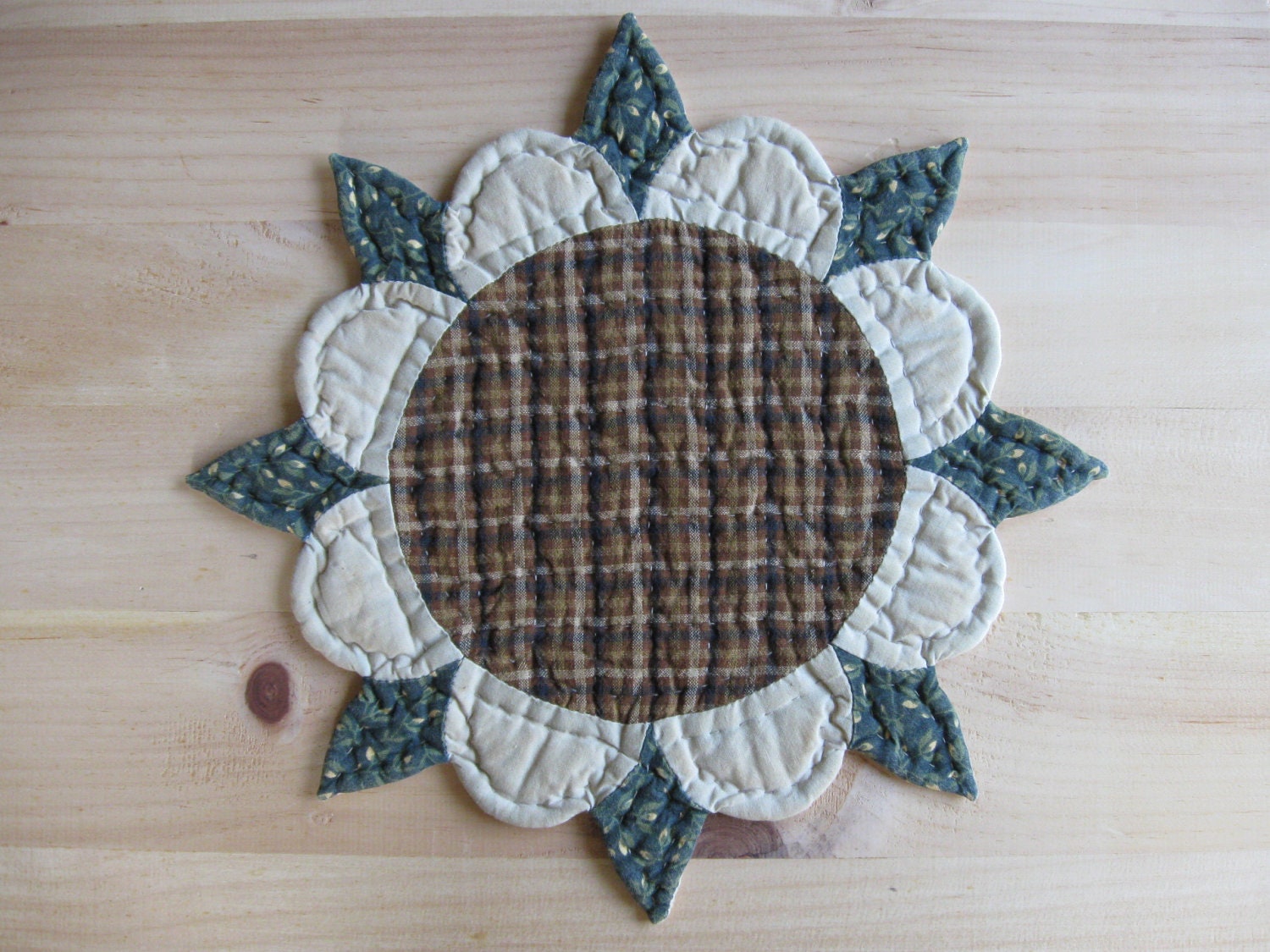 ... Table Topper Sunflower Rustic Decor Country Kitchen Decor Farmhouse