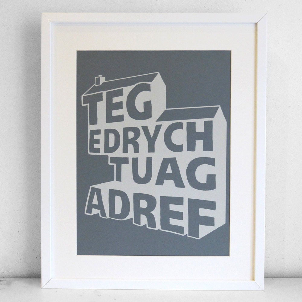 Contemporary Welsh Idiom Screen Print