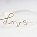 Wire Love Bracelet