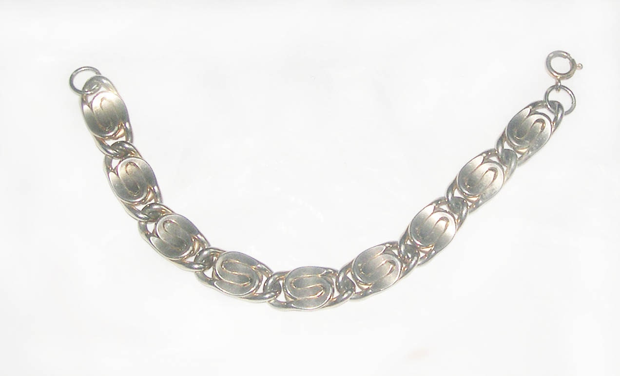 Vintage Goldtone Link Bracelet