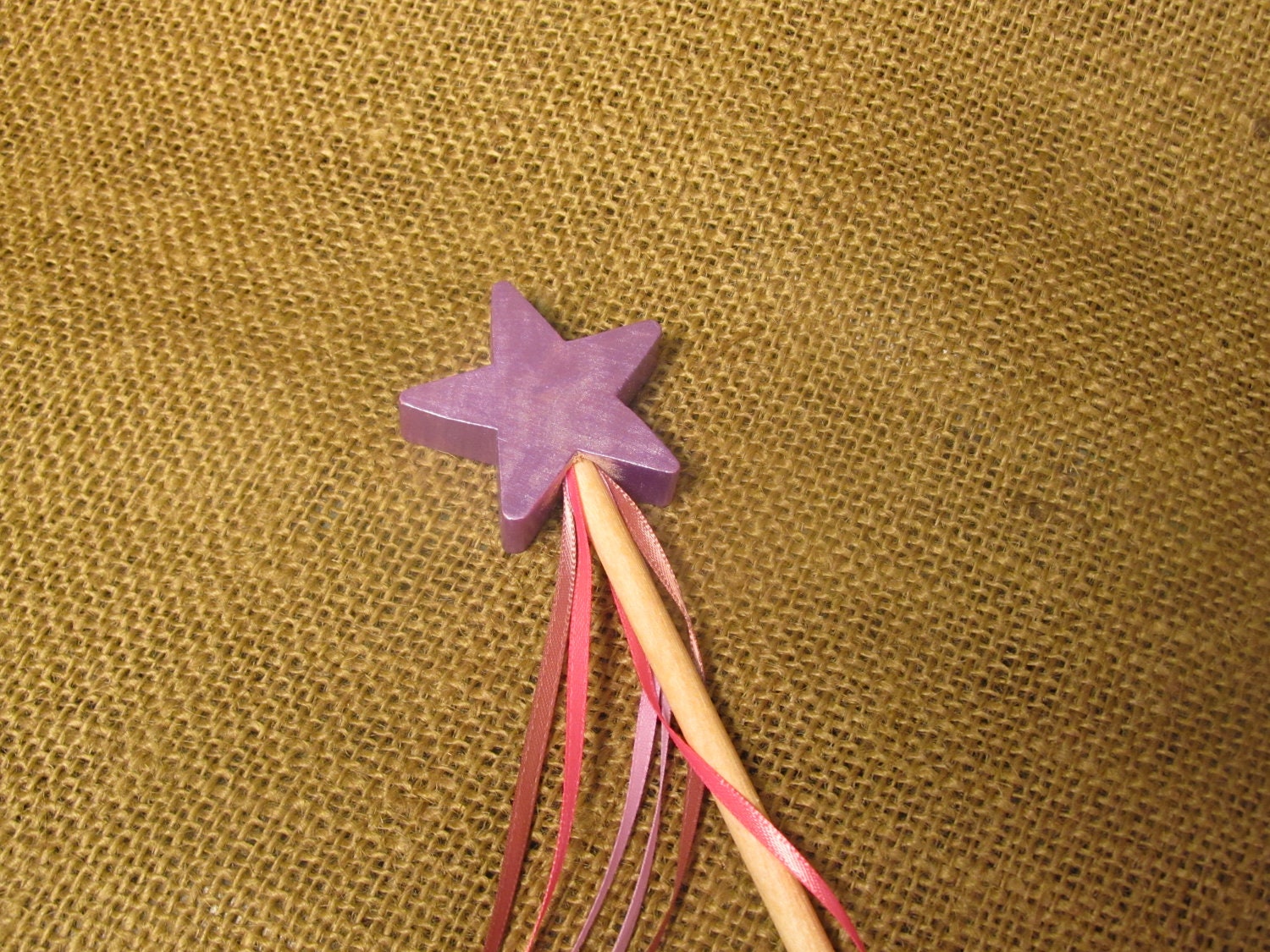 Purple Magic Wand Wooden Toy