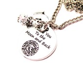 Necklace  with crystal beadwork Fast Free Ship