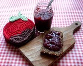 Chocolate Strawberry Coasters Valentines (set of 4)