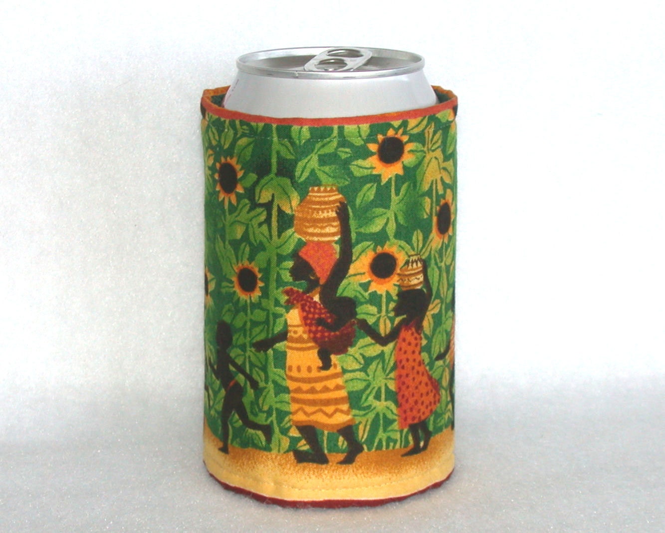 Beer Koozie / Ethnic Print Can Coozie Cozy