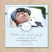 Printable DIY Garland Frame Birth Announcements