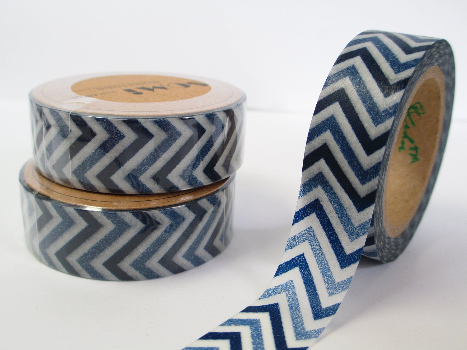 Washi Tape Blue Chevron