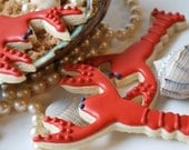 Lobster Decorated Sugar Cookies (12)