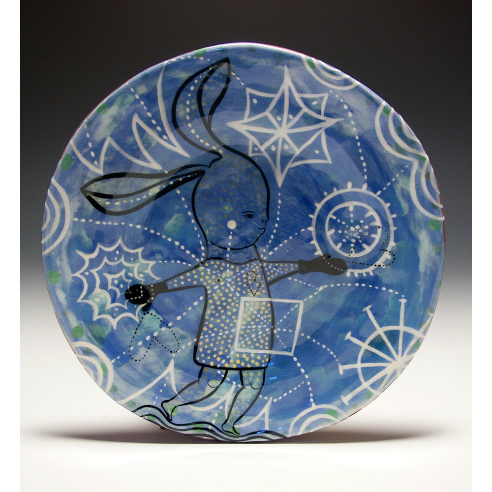 Winter Wonderland - Glazed Ceramic Plate