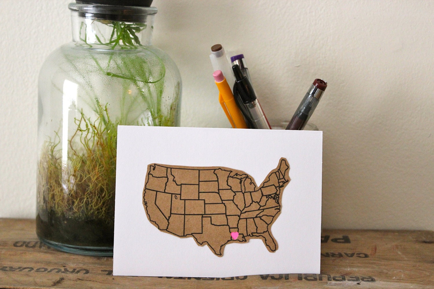 Louisiana State Greeting Card // Thinking of You