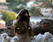 Needle felted-Nativity Set-Nativity-Waldof--Good shepherd--standing doll-needle felt by Daria Lvovsky
