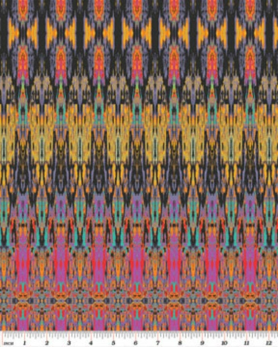 Benartex Fabrics - Fabrique-istan Collection - Ikat in Multi - 1 Yard