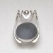 Sea Glass Jewelry - Sterling Rare Dark Gray Sea Glass Pendant