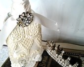 Glass Bottle Collectible Pharmacy Bottle Shabby Glam Vanity Bottle