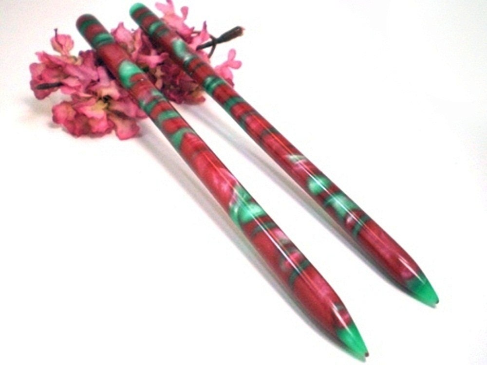 Hair Sticks - Cheer Acrylic - 6 1/2 inches No 104