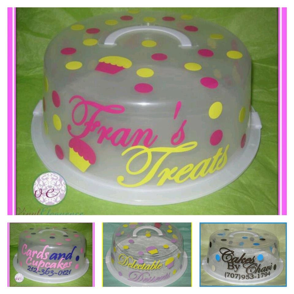 Personalized Cake/Cupcake/Candy Carrier