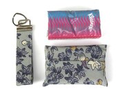 Blue Kimono Tissue Tote and Kimono Key Set