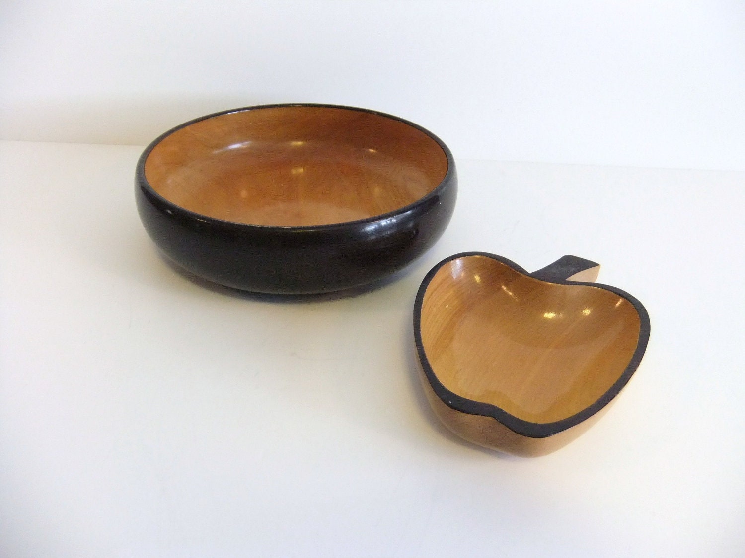 Vintage Wood Bowl  Farberware