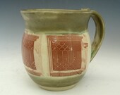 Handmade Pottery Coffee Mug in Green - Oak Park Windows