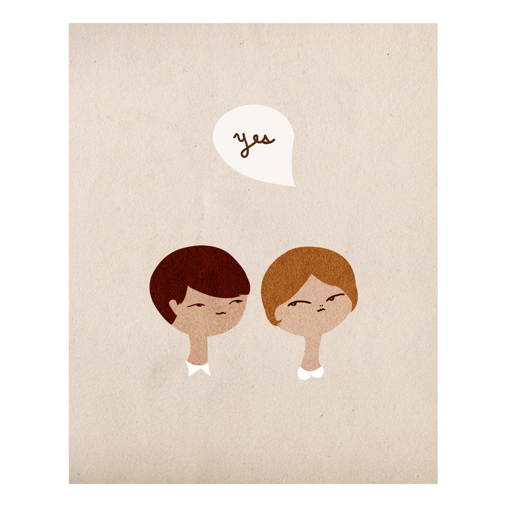 Say Yes - 8 x 10 Print