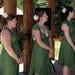 Reserved for Melissa's bridal party- tea length convertible dress in Turq 36