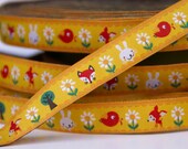 woven ribbon 'Summerforest' yellow
