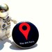 You are here Button Pin
