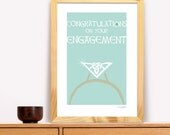 Engagement Gift Irish Trad Poster